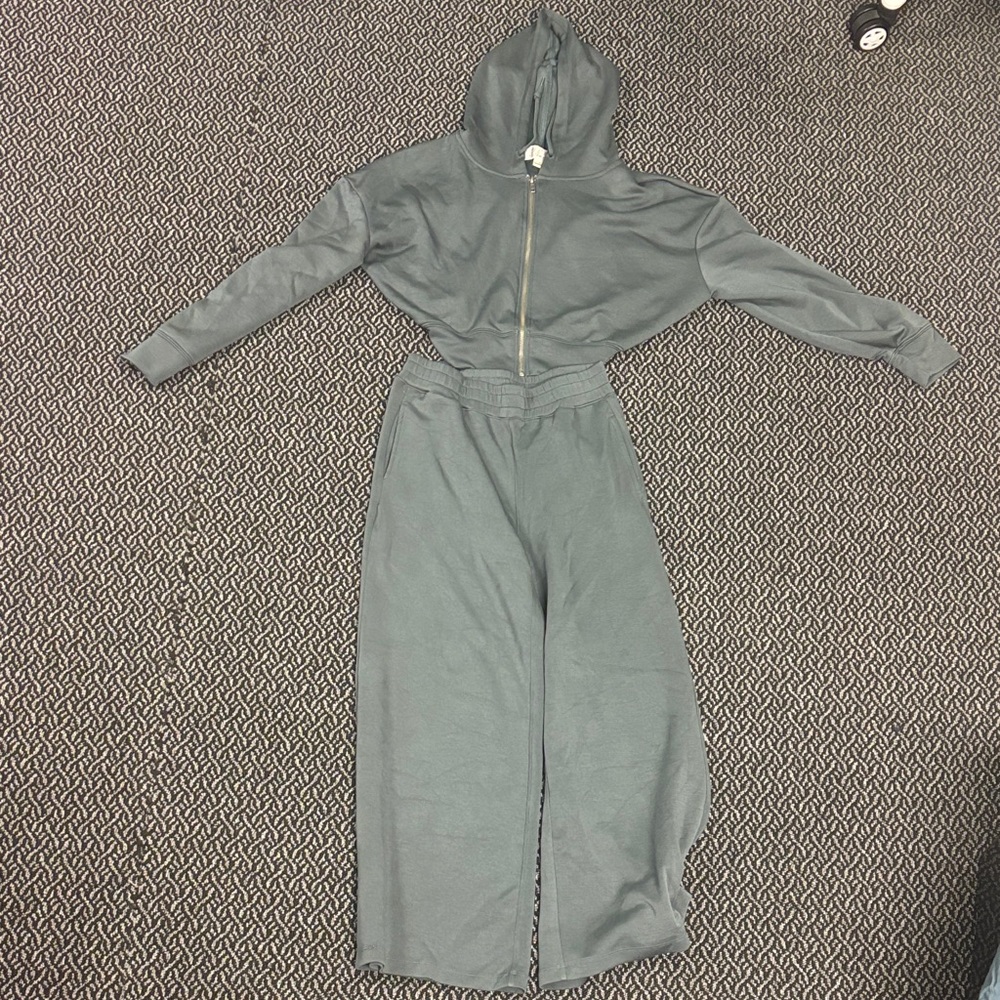 Vintage Havana Charcoal Hooded Jumpsuit